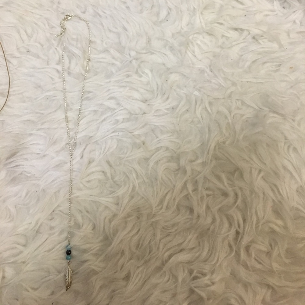 Feather sliver Necklace