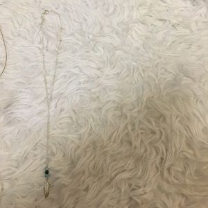 Feather sliver Necklace