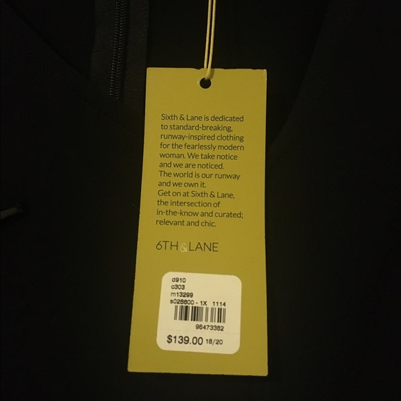 6th & Lane Black Dress - Picture 4 of 4