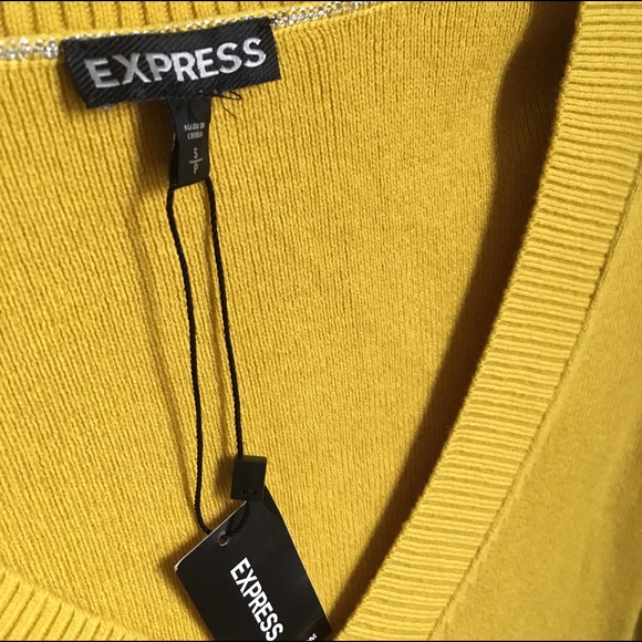 Express Sweaters - Low-V Express sweater, NWT