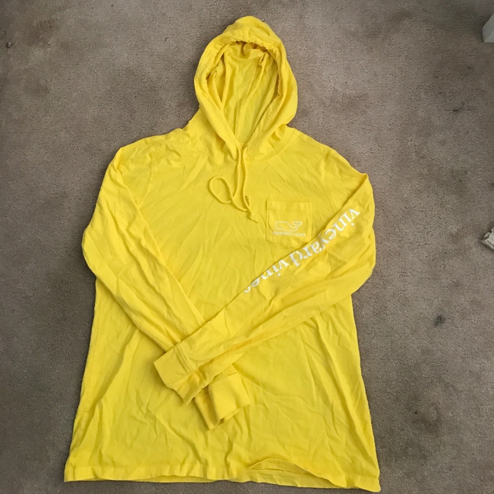 Vineyard vines hooded long sleeve shirt