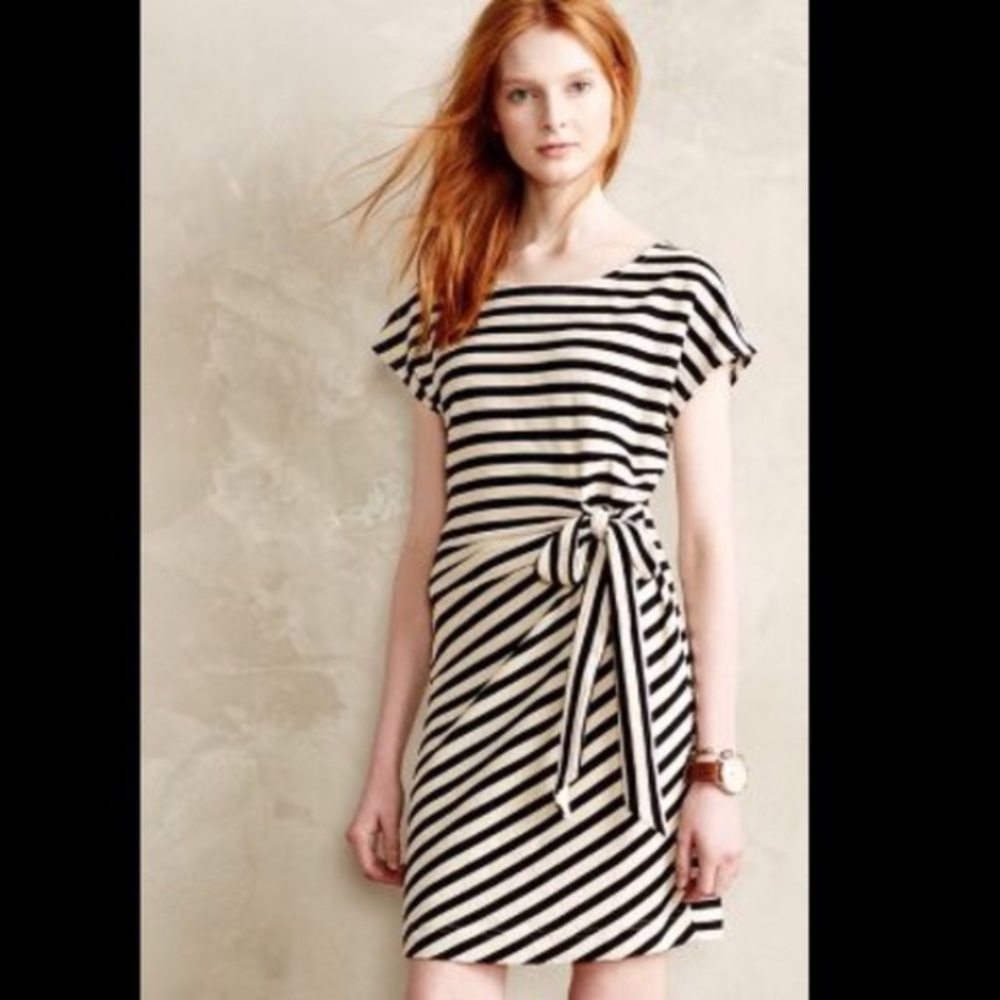 Saturday Sunday striped Yael dress side tie