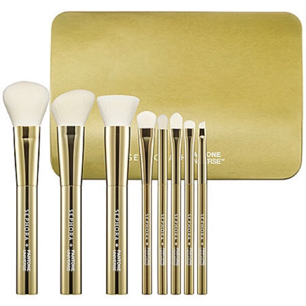 Sephora + Pantone Shimmering Metallics Brush Set
