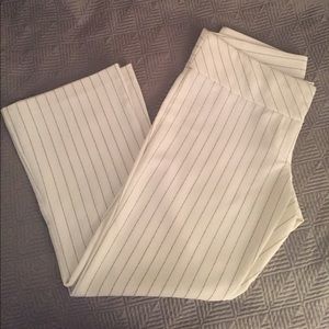 Pinstripe Capri Pants