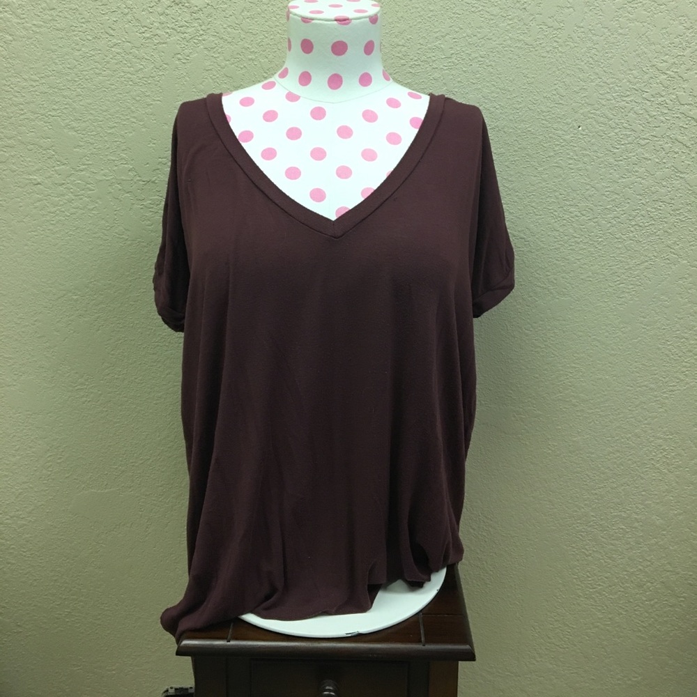 Brandy Melville short sleeve loose fitting tee.