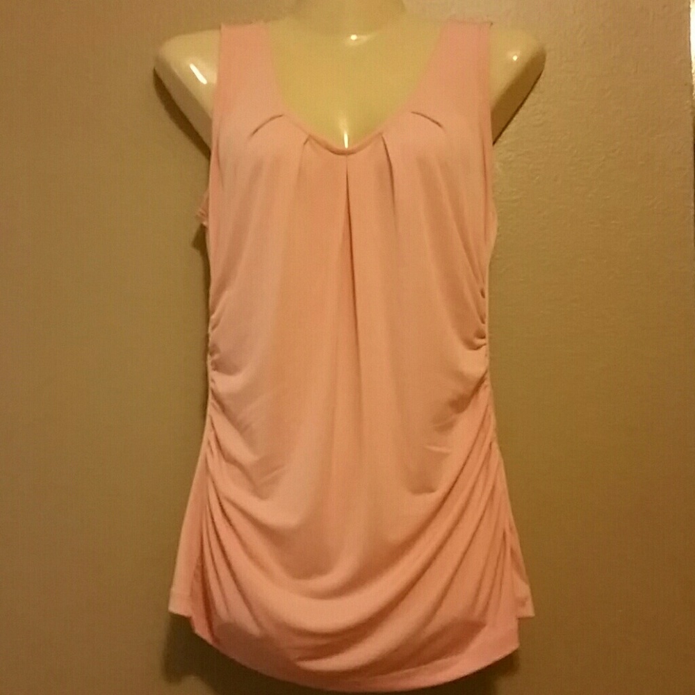 New York and Co peach top