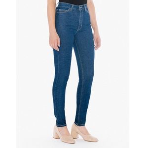 American Apparel Pencil Jean - Dark Indigo Wash