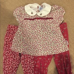 Gymboree leggings and shirt sleeve shirt