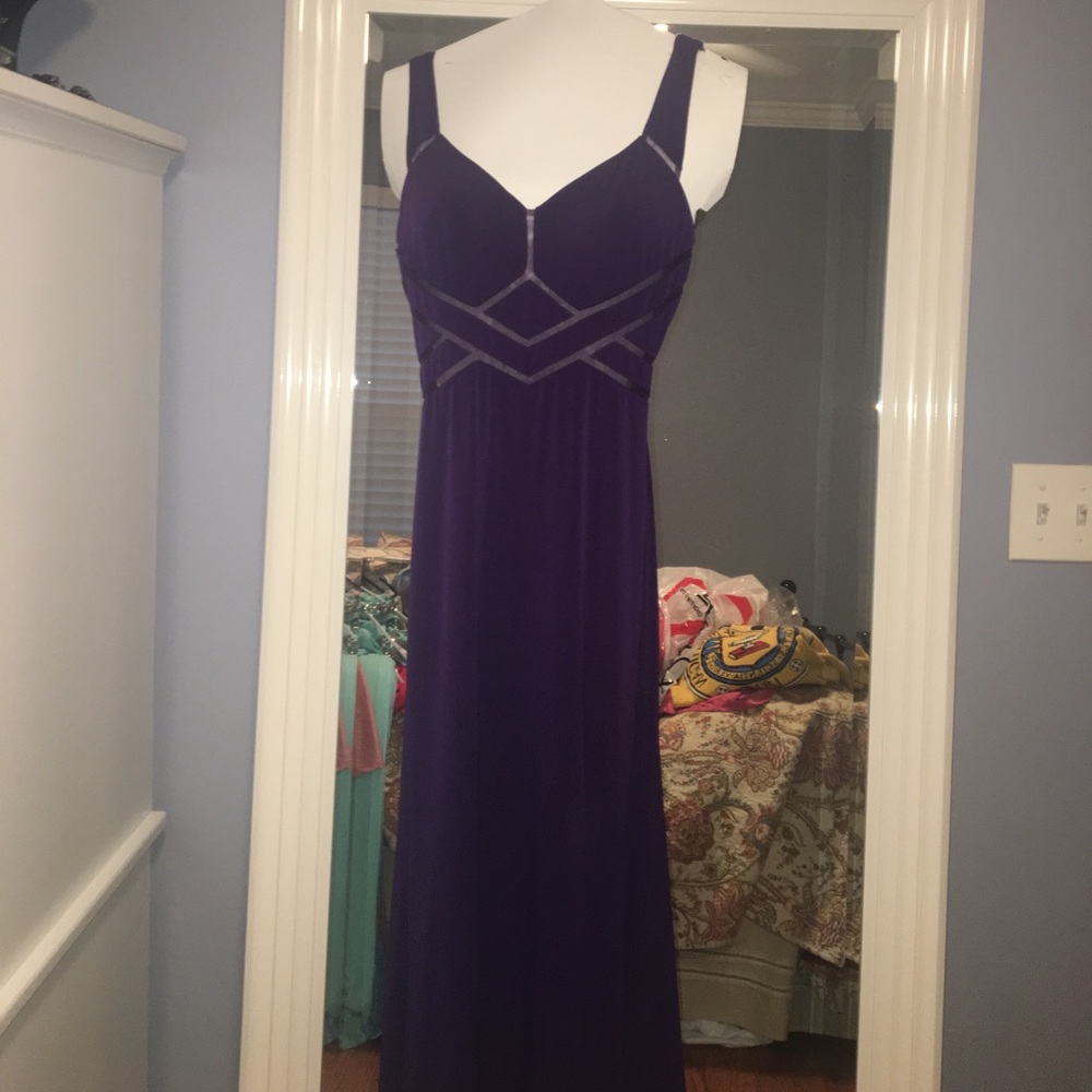 Prom dress open back