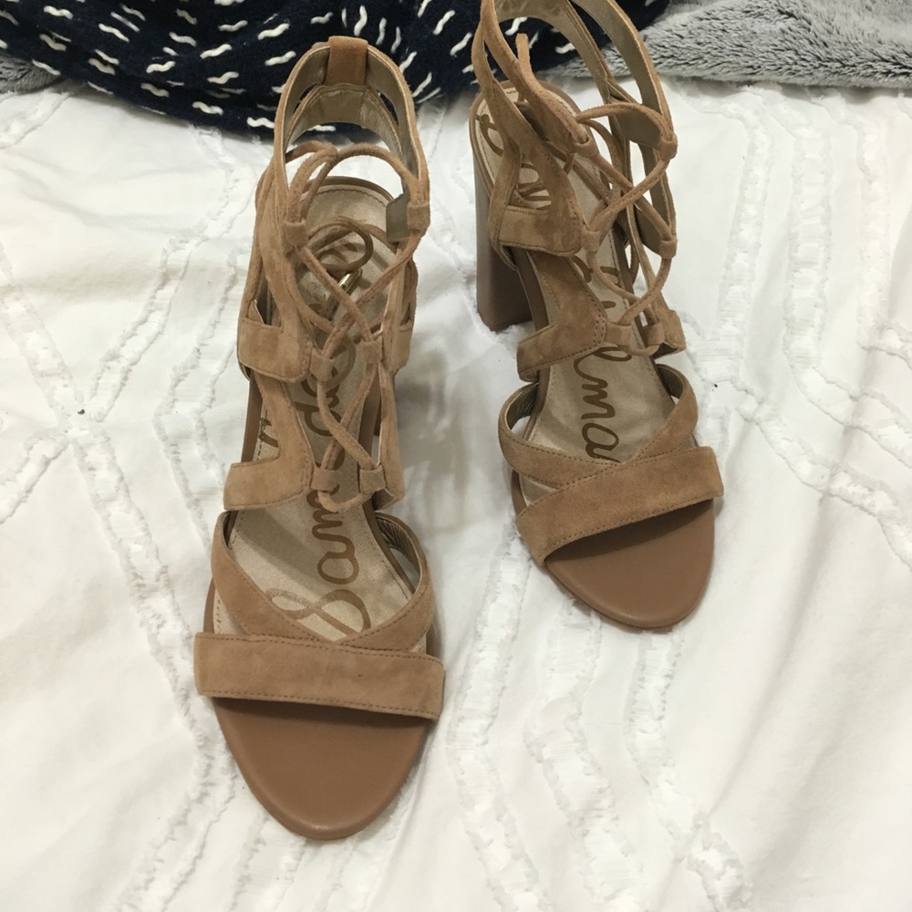 Sam Edelman Yardley Lace-Up Heeled Sandal