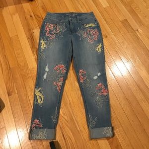 Embroidered Jeans