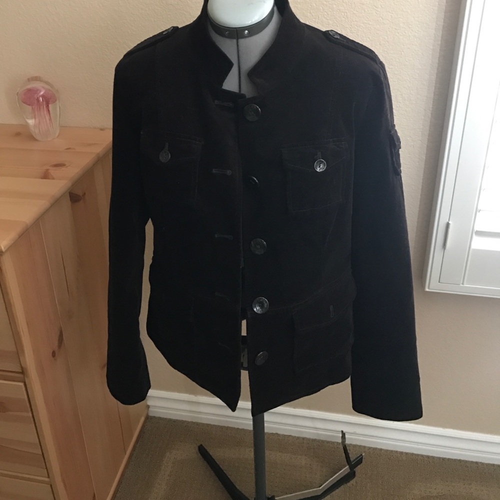 Black military jacket