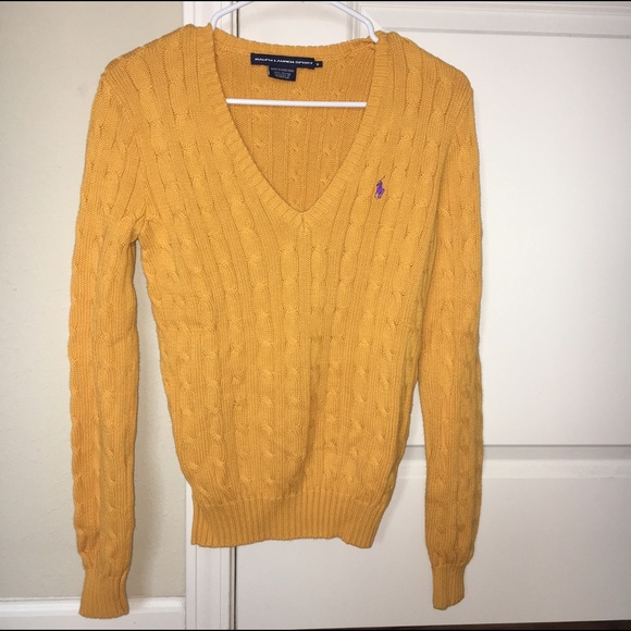 Ralph Lauren Sweaters - gold Ralph Lauren Sport cable knit sweater💛