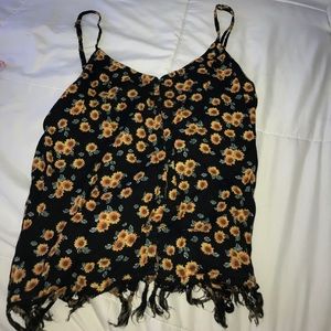 Sunflower tank top