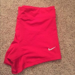 Red Nike Dri-Fit Spandex