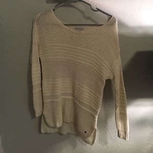 American Eagle, White Knit Sweater