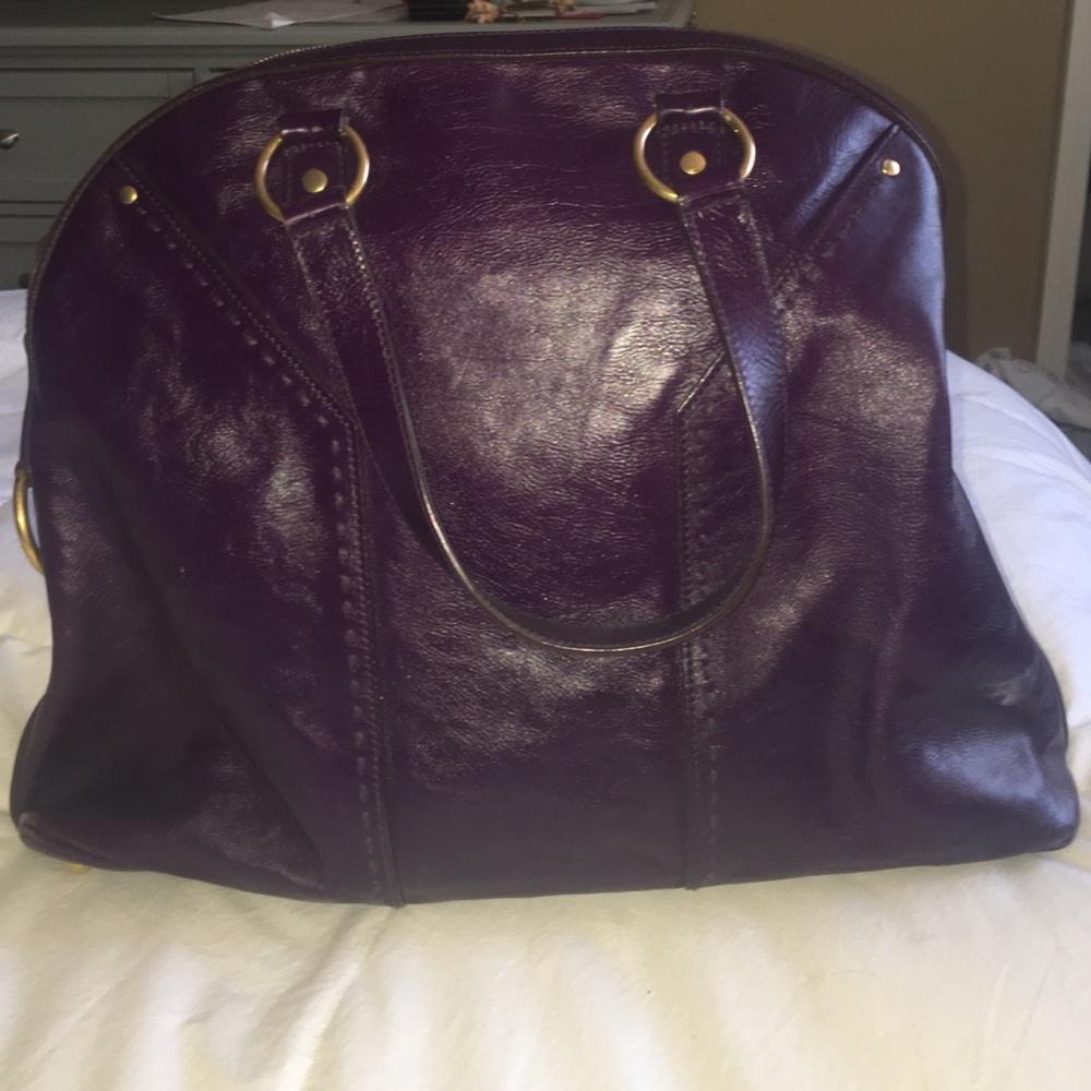 YSL Saint Laurent XL Muse. Violet /purple color