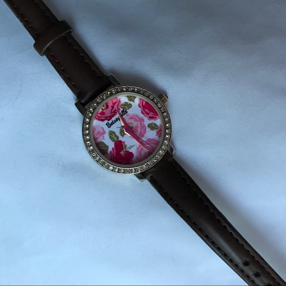Betsey Johnson Floral Watch