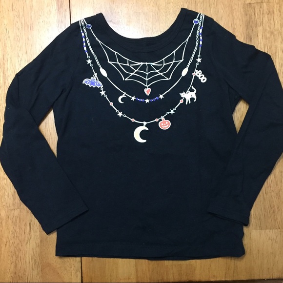 carters girls glow in the dark halloween shirt
