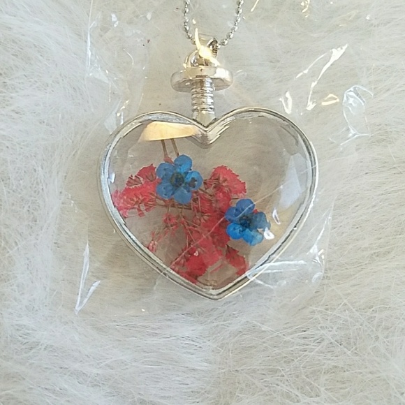 3 FOR $15. Dried Flower Necklace-colors vary - Picture 6 of 8