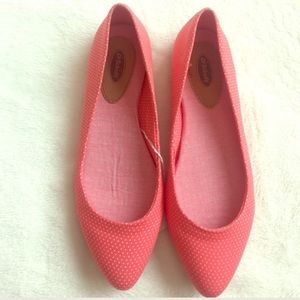 Cute pink polka dot flat - Dr. Scholl's (size 6)