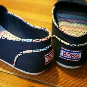 Bobs Navy Blue Slip on Shoes