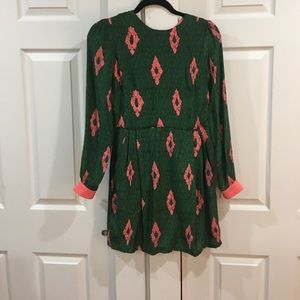 In God We Trust silk long sleeve dress