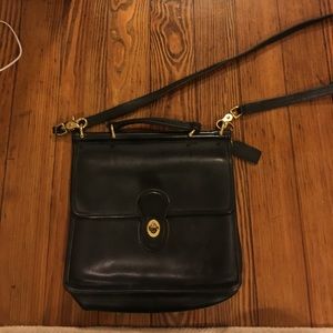Vintage coach cross-body bag