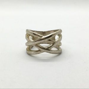 Charlotte Russe Crosshatch Ring