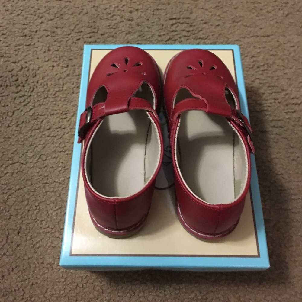 Baby Deer Red Leather Shoes