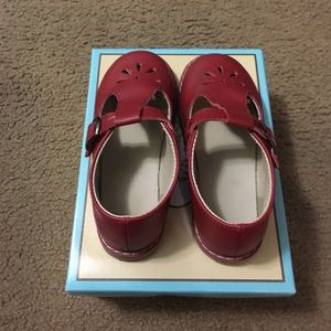 Baby Deer Red Leather Shoes