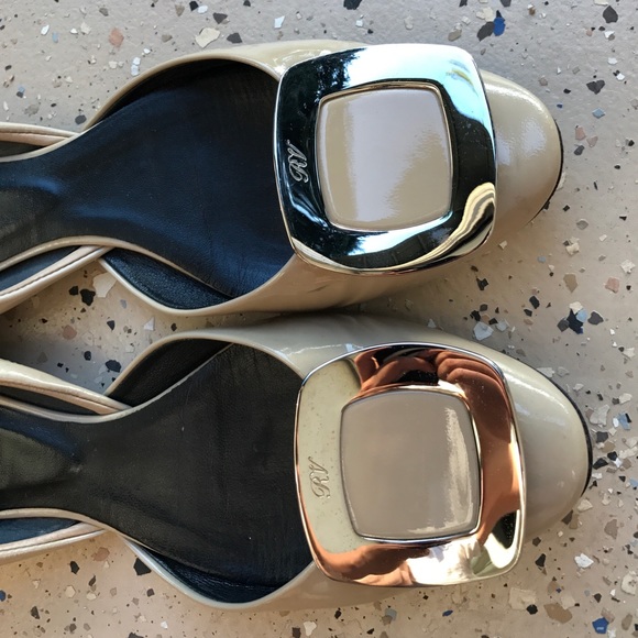 Ballerines Roger Vivier Chips Daim D'Orsay - Taille 38.5, Noir, Neuves Dans Boîte D'origine