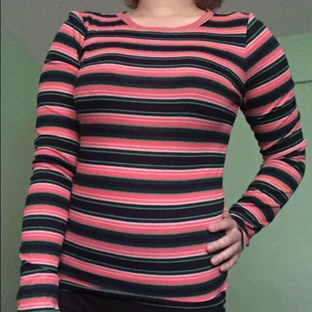 ‼️SOLD‼️ Prince & Fox Multi Stripe Layering Tee