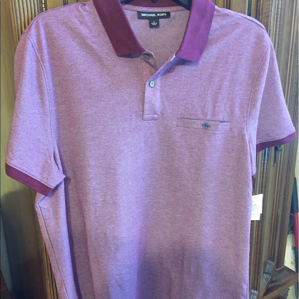 NWT. Michael Kors. Size L. Polo