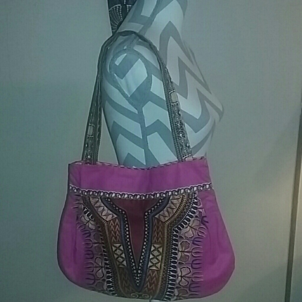 Dashiki Print Purse