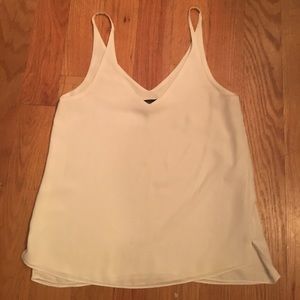 Topshop white tank top