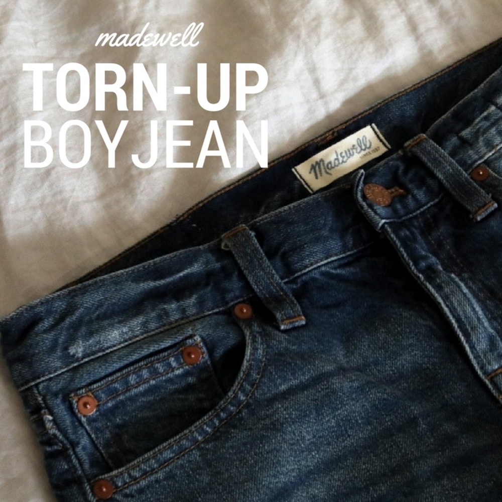 Madewell Boyjean: Torn-up Edition