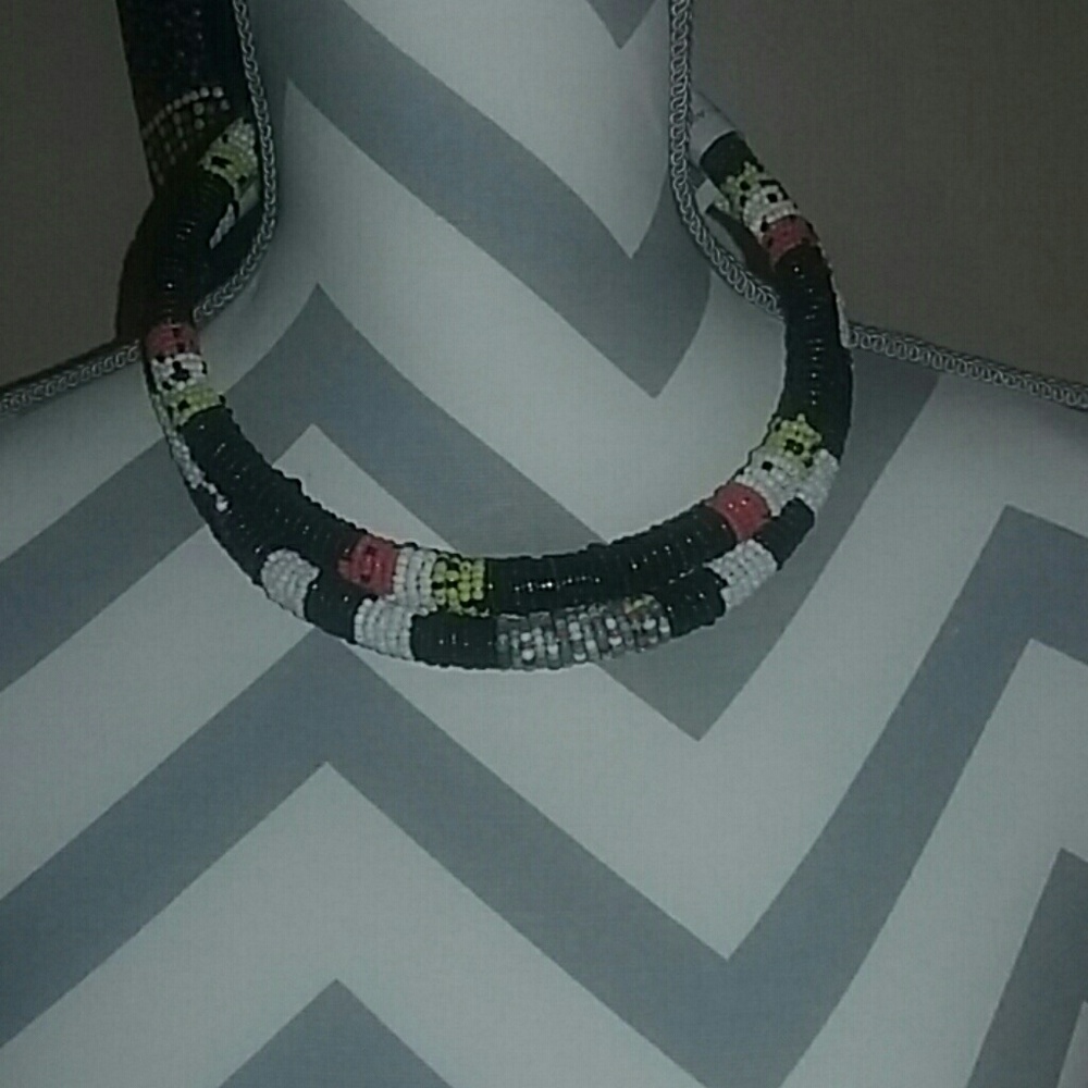 Beaded African Masaai Necklace