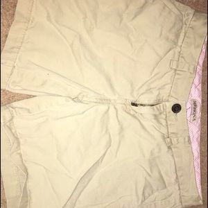 khaki shorts