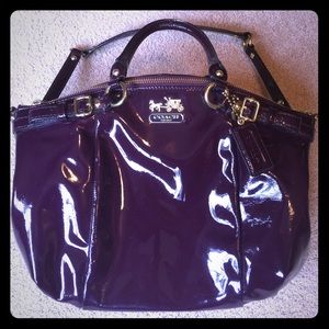 Beautiful Coach bag in plum 🌺
