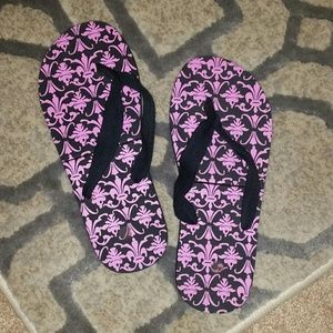 💟 FLOE designs Foldable pink-purplish flip flops