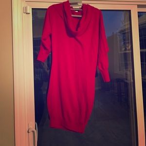 Red Sweater Dress