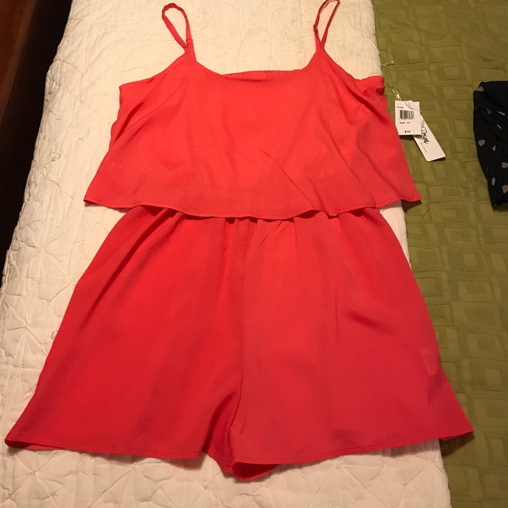 Coral romper