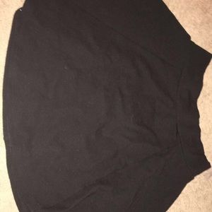 black skirt