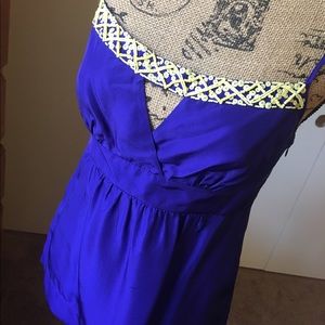 Silk & beading.