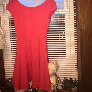 Topshop coral dress