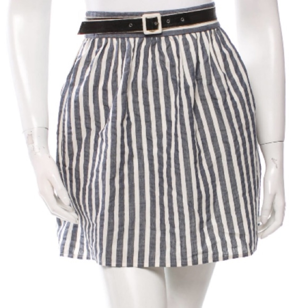 NWOT Alice + Olivia Striped Mini Skirt