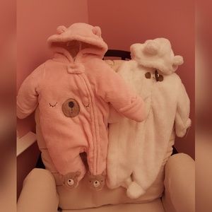 BUNDLE*Cold Weather Body Suits (newborn and 3 mos)