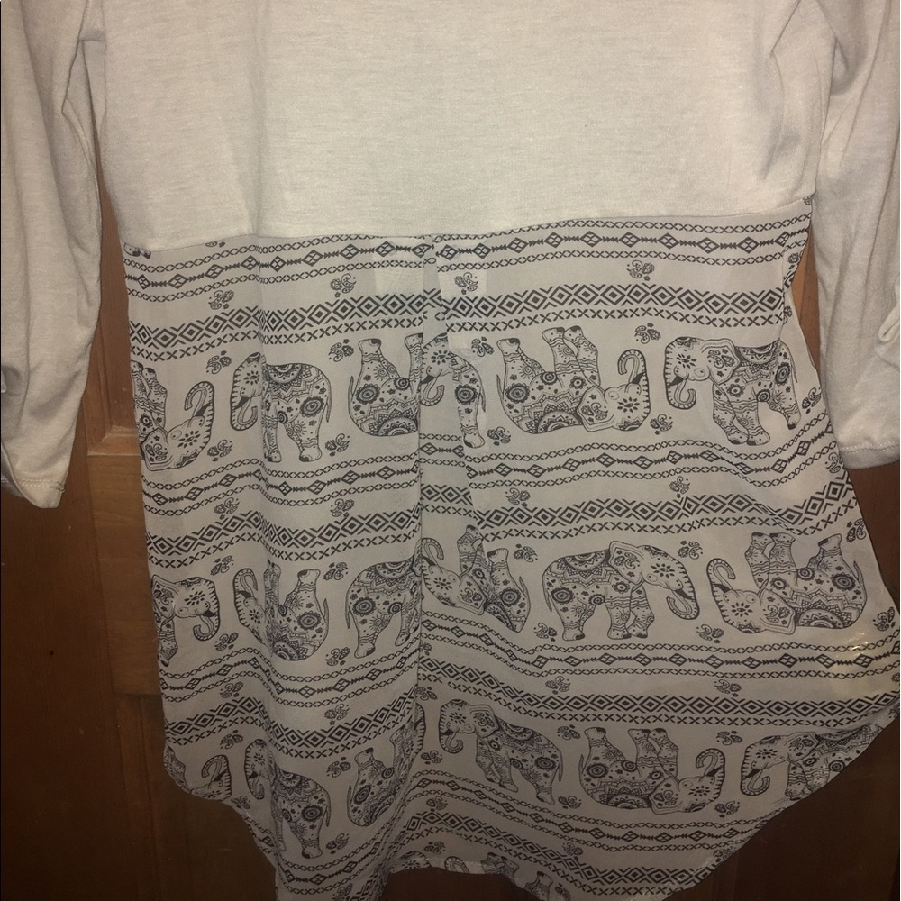 long sleeve elaphant shirt