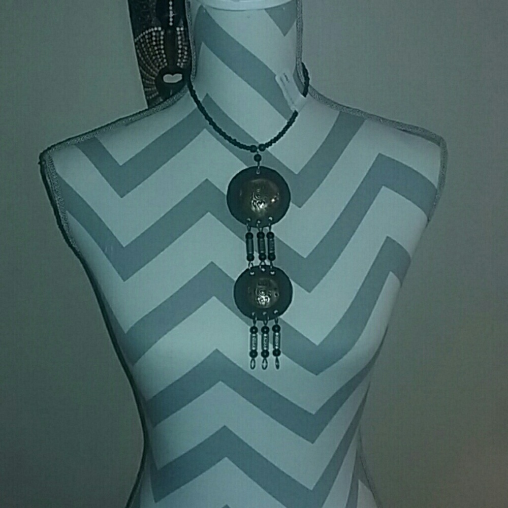 African Masaai wood necklace